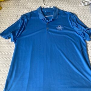 Adidas Farmers Open Sky Blue Polo Shirt